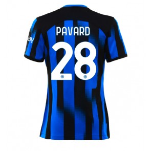 Inter Milan Benjamin Pavard #28 Dámské Domácí Dres 2023-24 Krátký Rukáv